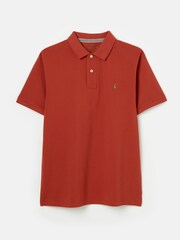 Joules Woody Red Classic Fit Polo Shirt - Image 6 of 6