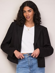 Ro&Zo Black Cropped Blazer - Image 1 of 6