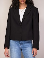 Ro&Zo Black Cropped Blazer - Image 3 of 6
