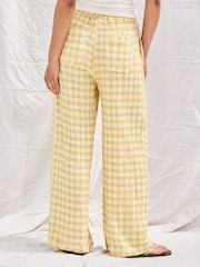 Pantalones de gasa a cuadros de Ro&Zo - Imagen 3 de 6