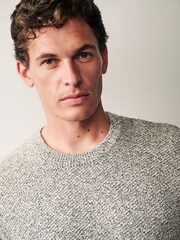 Neutral Regular Twist Crew Jumper - Image 1 of 14