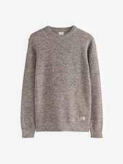 Neutral Regular Twist Crew Jumper - Image 11 of 14