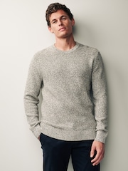 Neutral Regular Twist Crew Jumper - Image 13 of 14