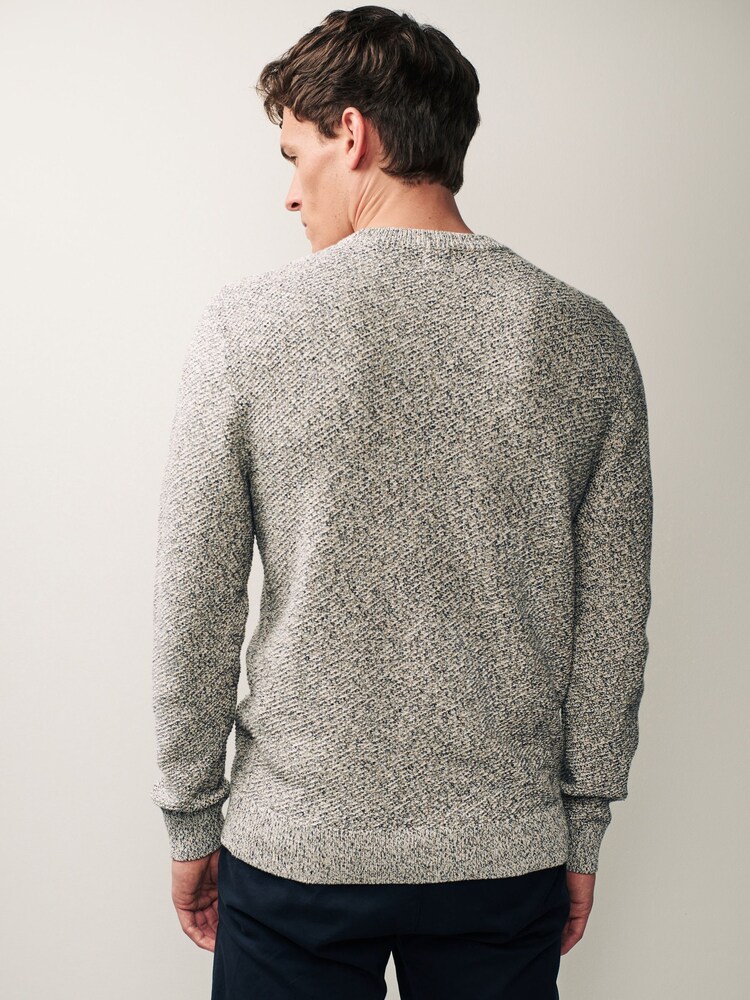Neutral Regular Twist Crew Jumper - Image 14 of 14