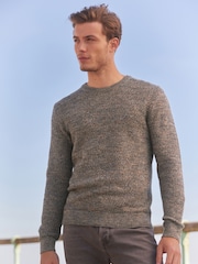 Neutral Regular Twist Crew Jumper - Image 2 of 14