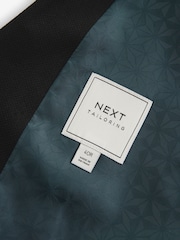 Black Textured Suit Waistcoat - Image 7 of 8