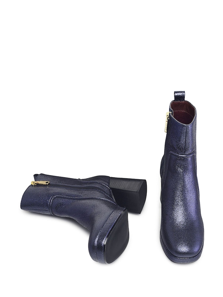 Kovinsko modra - Radley London Elm Place Platform gležnjarji - Slika 2 iz 3 Kovinsko modra - Radley London Elm Place Platform gležnjarji - Slika 2 iz 3