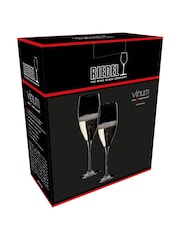 Riedel Set of 2 Clear Vinum Cuvee Prestige Champagne Flutes - Image 3 of 3