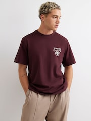River Island Oversized Graphic Open Road T-Shirt - Imagen 3 de 4