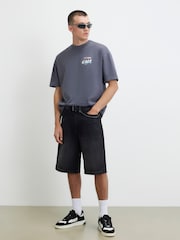 تيشرت تصميم Cali Car تلبيس واسع من River Island - صورة 3 من 4