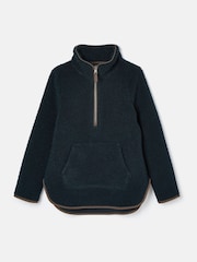 Joules Aldeburgh Navy Quarter Zip Fleece - Image 7 of 7