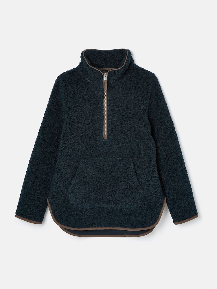 Joules Aldeburgh Navy Quarter Zip Fleece - Image 7 of 7 Joules Aldeburgh Navy Quarter Zip Fleece - Image 7 of 7