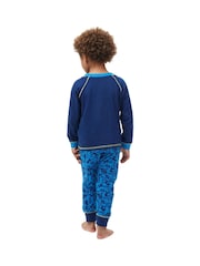 Character Blue Chase Paw Patrol Printed Long Sleeve Pyjamas - Image 7 of 7