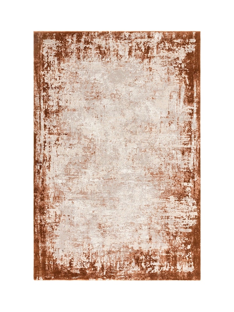 Asiatic Rugs Orange Kuza Border Rug - Image 2 of 5 Asiatic Rugs Orange Kuza Border Rug - Image 2 of 5