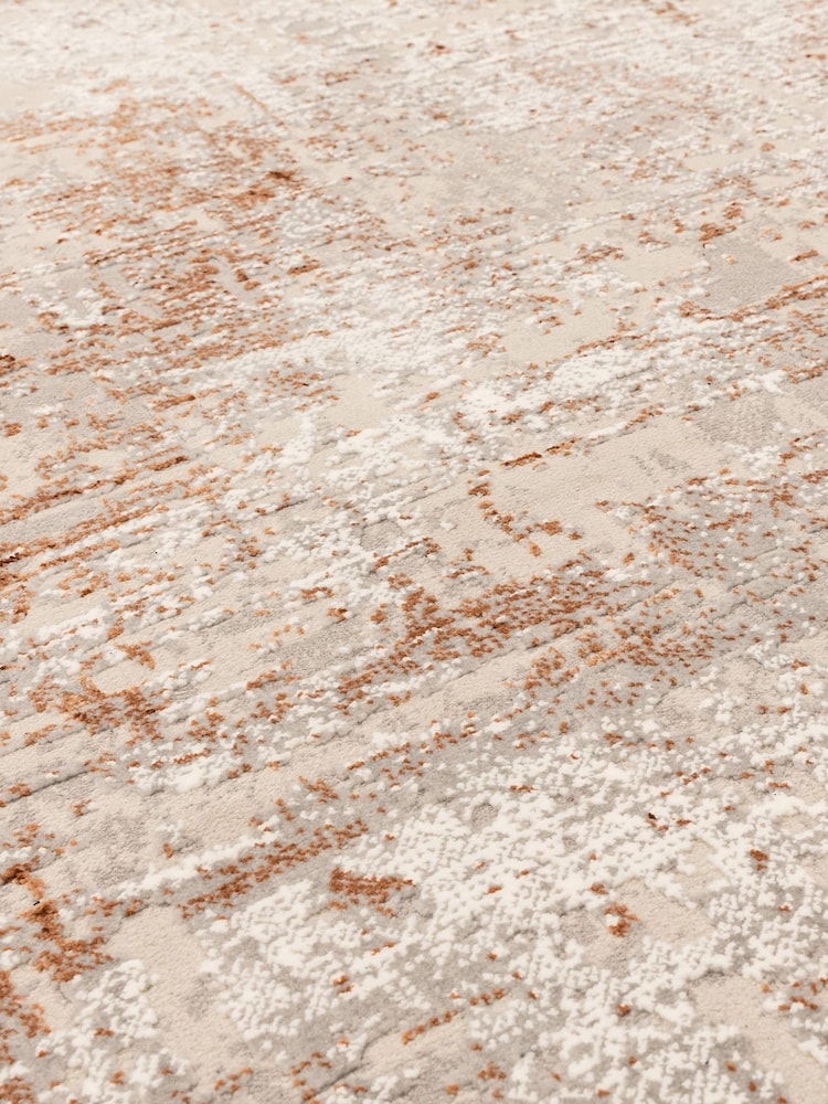 Asiatic Rugs Orange Kuza Border Rug - Image 4 of 4