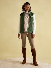 Joules Mallory Green Fleece Gilet - Image 4 of 8