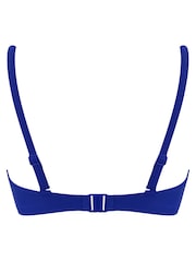 Pour Moi Aqua Blue Padded Free Spirit Bikini Top - Image 5 of 5