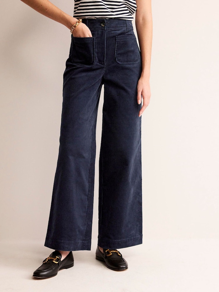 Boden Blue Westbourne Corduroy Trousers - Image 1 of 5