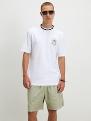 River Island White Regular Fit Tanzania Palm Tree T-Shirt - Image 4 of 4
