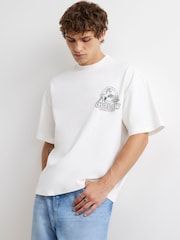 River Island överdimensionerad grafisk outlaw T-shirt - Bild 3 av 4