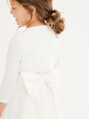 Ecru Occasion Shrug Cardigan (3mths-16yrs) - Image 4 of 6