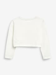 Ecru Occasion Shrug Cardigan (3mths-16yrs) - Image 6 of 6