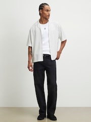 River Island White Muscle Rib Vests - Image 3 of 4
