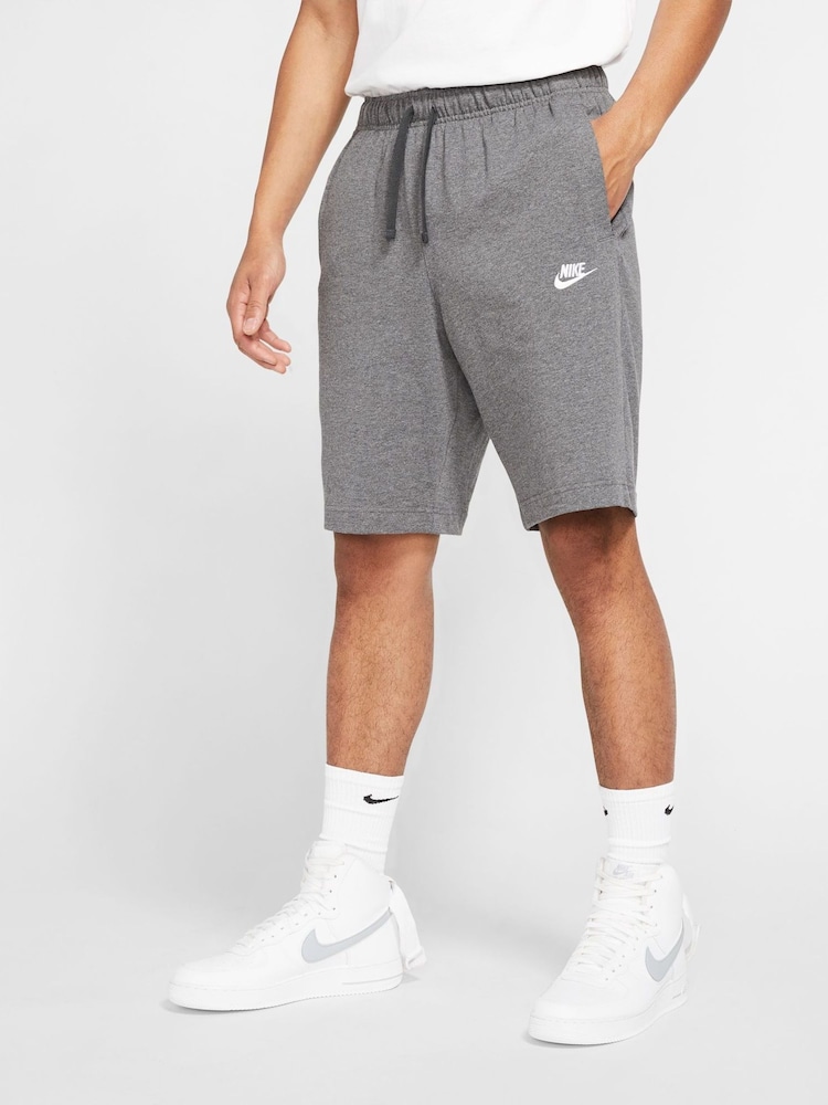 Gris oscuro - Pantalones cortos de algodón 100 % Club de Nike - Imagen 1 de 10