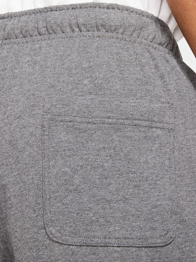 Nike Dark Grey 100% Cotton Club Shorts - Image 4 of 10
