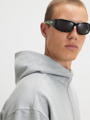 River Island Grey Oversized Premium Hoodie - Image 3 of 4