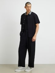 River Island Regular Fit Waffle Shirt - Slika 3 od 4
