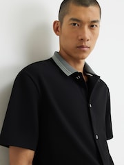 River Island Regular Fit Waffle Shirt - Slika 4 od 4