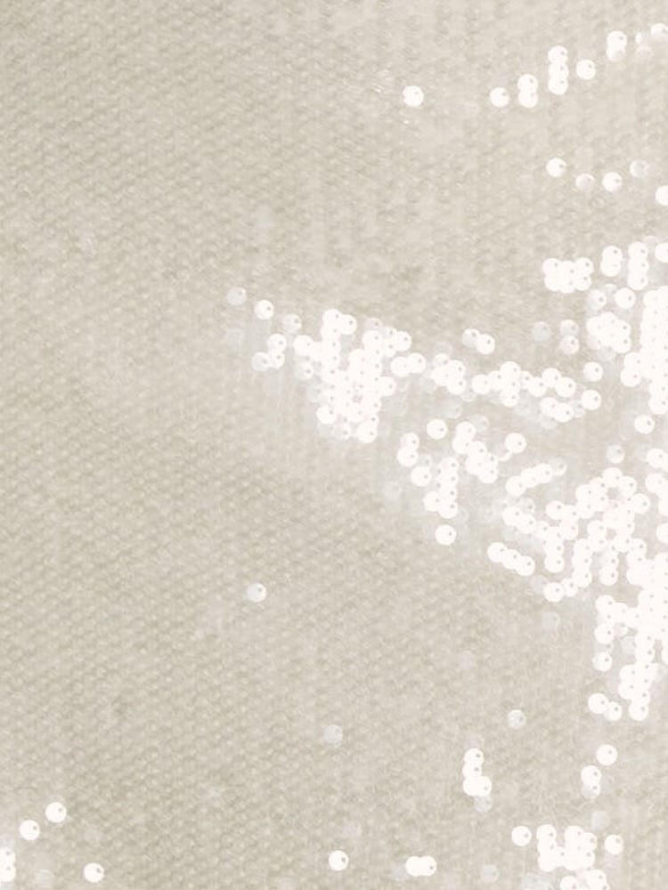 Rare London White Glazed Sequin Cowlback Mini Dress - Image 6 of 6 Rare London White Glazed Sequin Cowlback Mini Dress - Image 6 of 6
