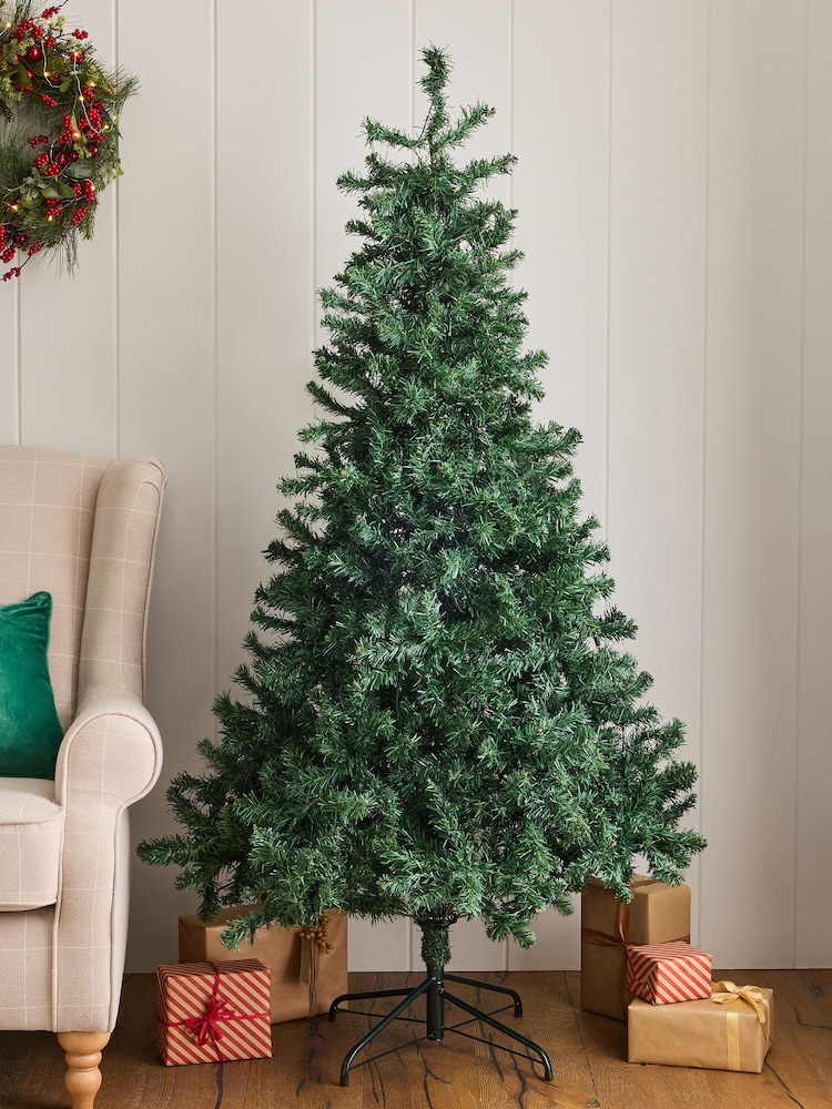 Pre Lit Forest Pine 6ft Christmas Tree - Image 2 of 6