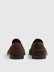 River Island Brown Suede Slip On Loafers - Image 3 of 5