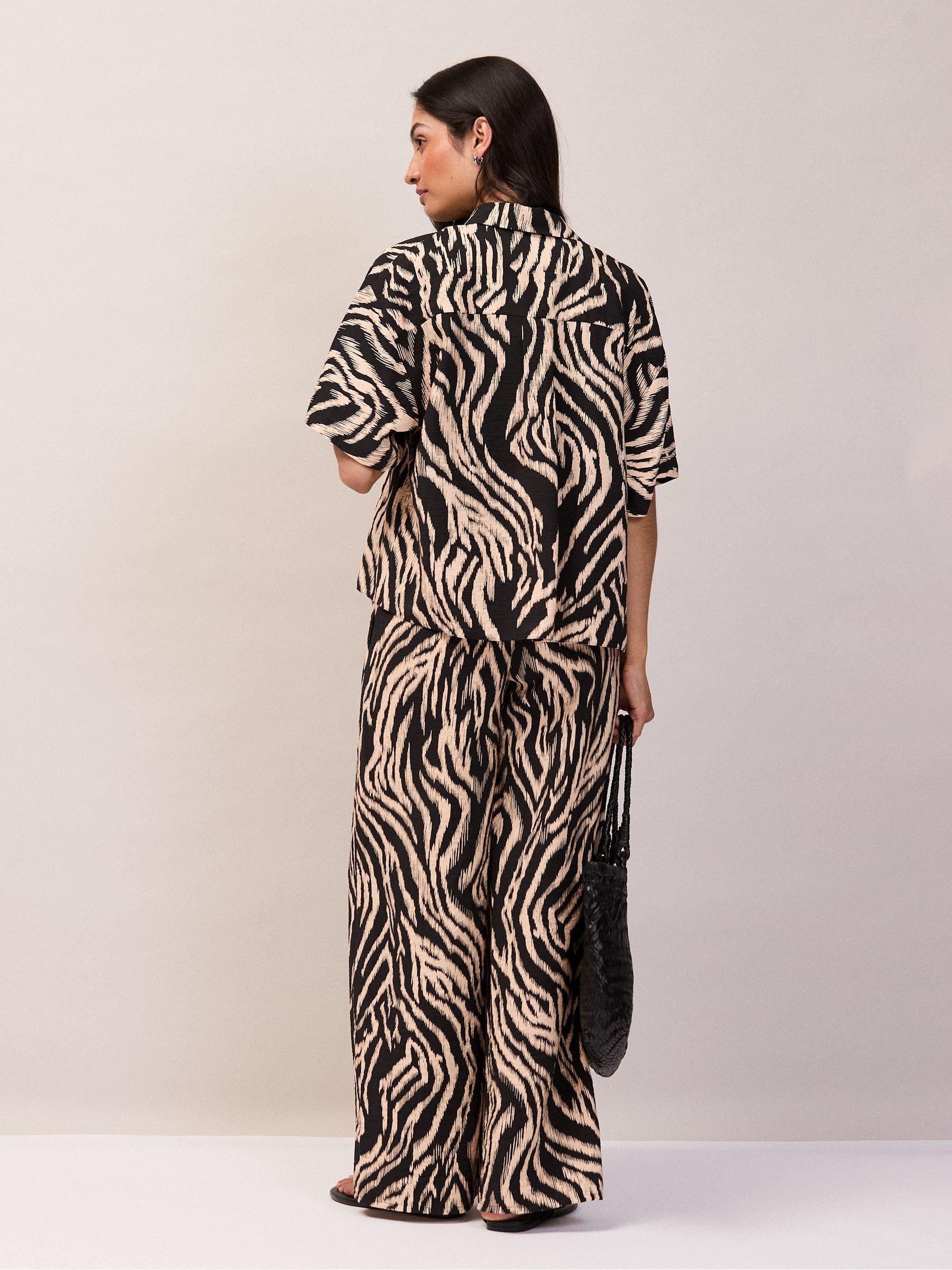 Buy Ro&Zo Black Zebra Print Shirt from Next USA