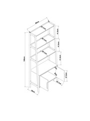 Dark Jackson Walnut Effect Shelf - Image 10 of 10