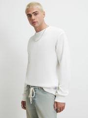 Tricou River Island supradimensionat cu model gofrat - Imaginea 3 din 4
