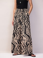 Ro&Zo Black Zebra Print Trousers - Image 2 of 6