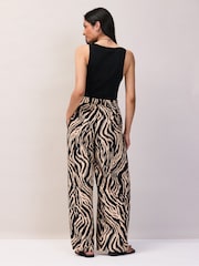 Ro&Zo Black Zebra Print Trousers - Image 6 of 6