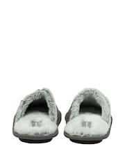 Dunlop Grey Closed Toe Mens Mule Slippers - Image 3 of 4
