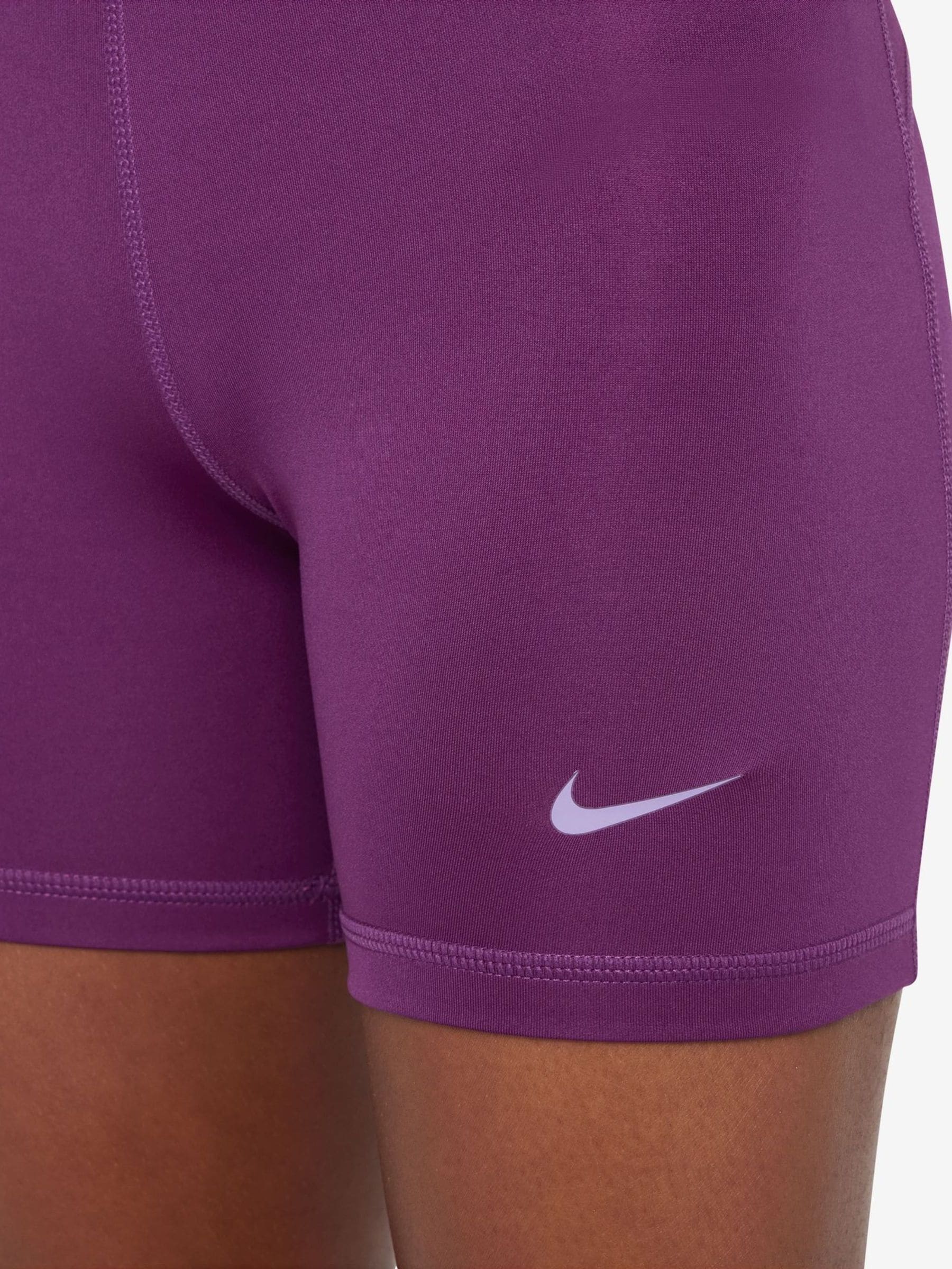 Buy Nike Purple Violet Pro Dri FIT 3 Inch Super High Waist Shorts from Next Luxembourg