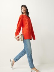 Red Pom Heart Jumper - Image 3 of 7