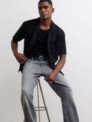 River Island Grey Straight Fit Jeans - Image 2 of 4