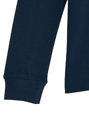 Lyle & Scott Blue Plain Long Sleeve  T-Shirt - Image 6 of 7