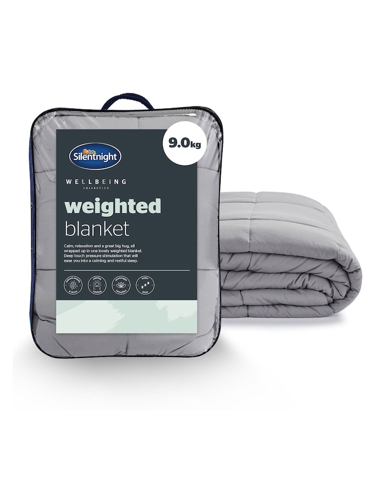 Silentnight Grey Adults 9kg Blanket - Image 2 of 8