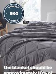 Silentnight Grey Adults 9kg Blanket - Image 7 of 8