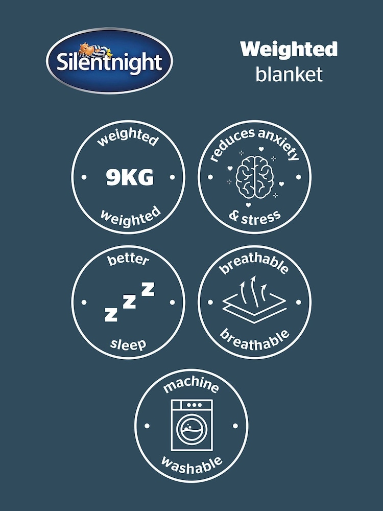 Silentnight Grey Adults 9kg Blanket - Image 8 of 8