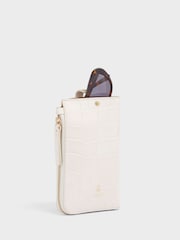Osprey London The Wentworth Italian Leather Tech White Cross-Body Bag - Image 2 of 5