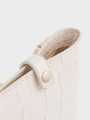 Osprey London The Wentworth Italian Leather Tech White Cross-Body Bag - Image 4 of 5